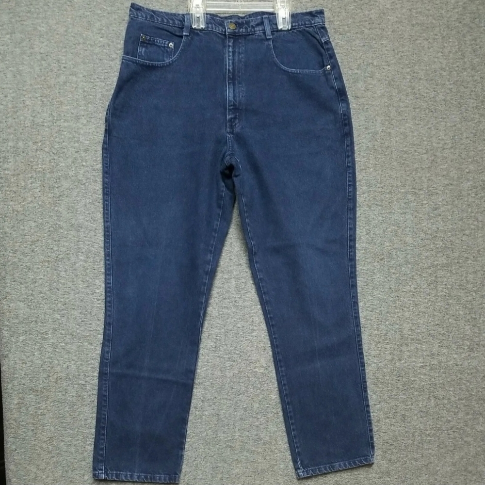 Vintage 1877 Denim Jeans Mens Size 38" x 32" Straight Leg Dark Wash 100% Cotton
